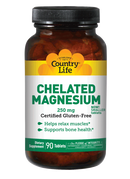 Country Life Chelated Magnesium 250 mg 90 Tablets