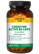 Country Life Coenzyme Active B6 Caps 30 Veg Capsules