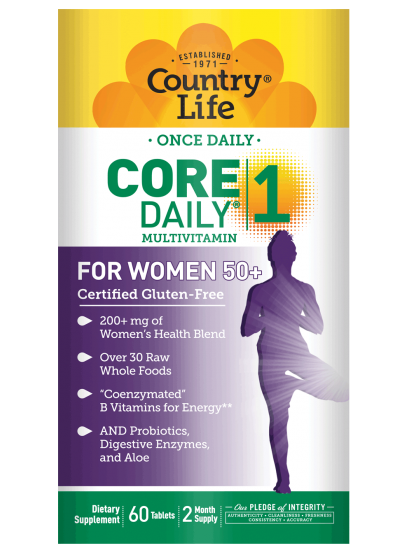 Country Life Core Daily 1 For Women 50+ 60 Tablets