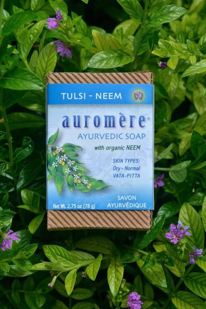 Auromere Ayurvedic Soap Tulsi-Neem 2.75 oz