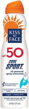 Kiss My Face Cool Sport SPF 50 Air Powered Spray Sunscreen 6 fl oz