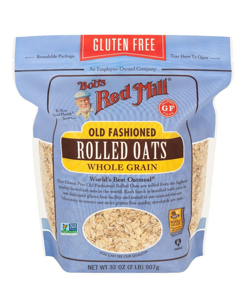 Bob's Red Mill Gluten Free Whole Grain Old Fashioned Rolled Oats 32 oz