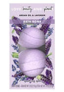 Love Beauty and Planet Soothing Spa Bath Bomb Argan Oil & Lavender 2 Bath Bombs