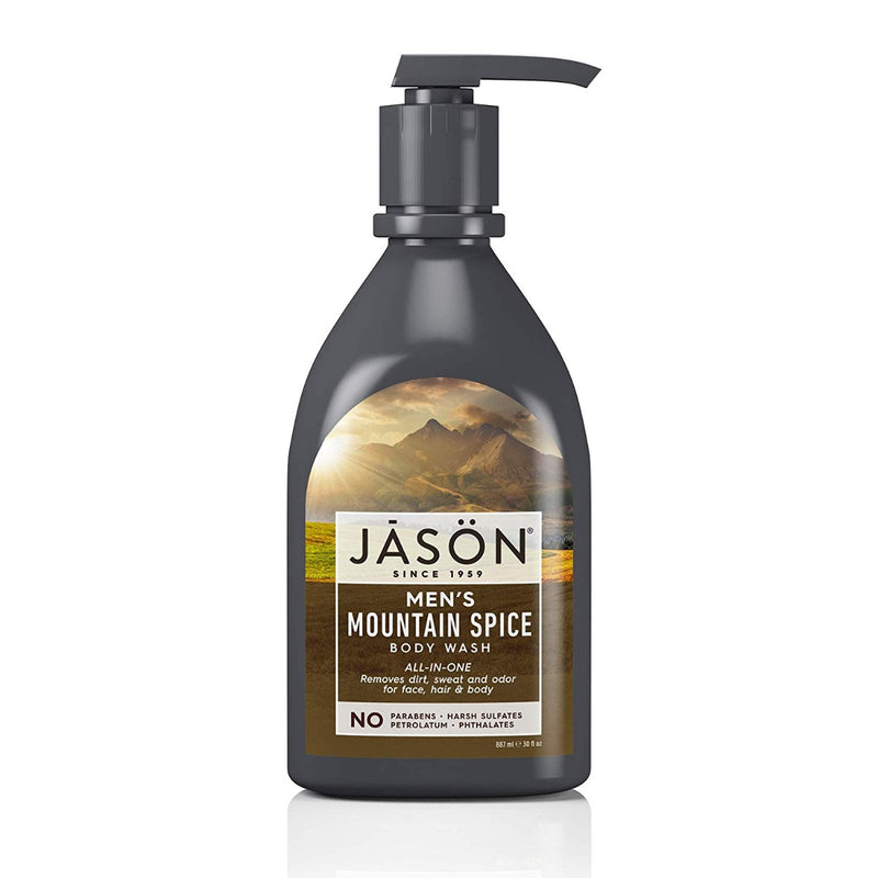 JASON Mens Mountain Spice Body Wash 30 fl oz