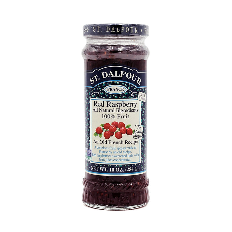St. Dalfour 100% Fruit Spread Red Raspberry 10 oz