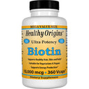 Healthy Origins Biotin Ultra Potency 10,000 mcg 360 Veg Capsules