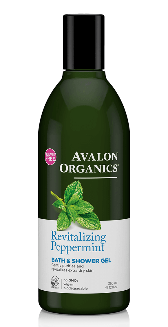 Avalon Organics Bath & Shower Gel Peppermint 12 fl oz