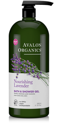 Avalon Organics Bath & Shower Gel Nourishing Lavender 32 fl oz