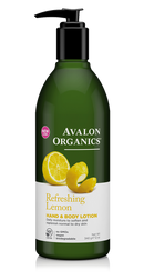 Avalon Organics Hand & Body Lotion Lemon 12 oz