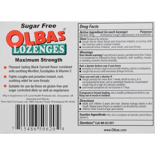 Olbas Lozenges Black Currant Flavor 24 Lozenges