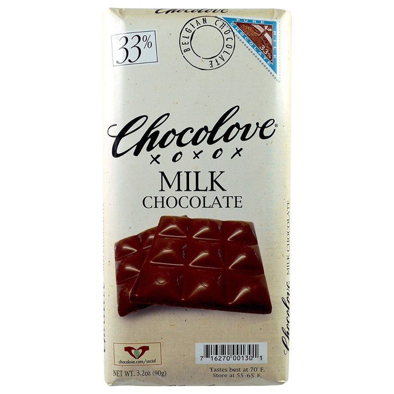 CHOCOLOVE Milk Chocolate 3.2 oz