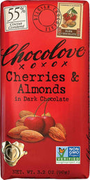 CHOCOLOVE Cherries & Almonds in Dark Chocolate 3.2 oz