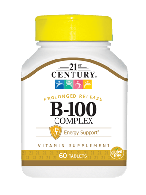 21st Century B-100 Complex 60 Tablets