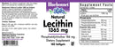 Bluebonnet Nutrition Lecithin 1365 mg 180 Softgels