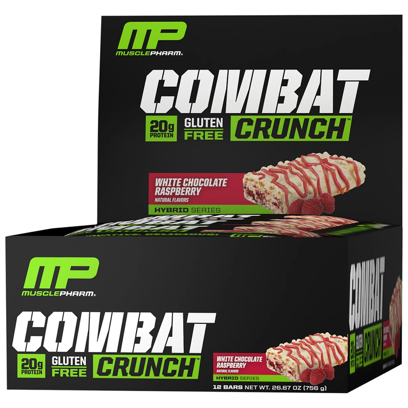 Musclepharm Combat Crunch White Chocolate Raspberry 12 Bars