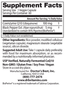 Doctor's Best High Absorption CoQ10 with BioPerine 100 mg 60 Veg Capsules