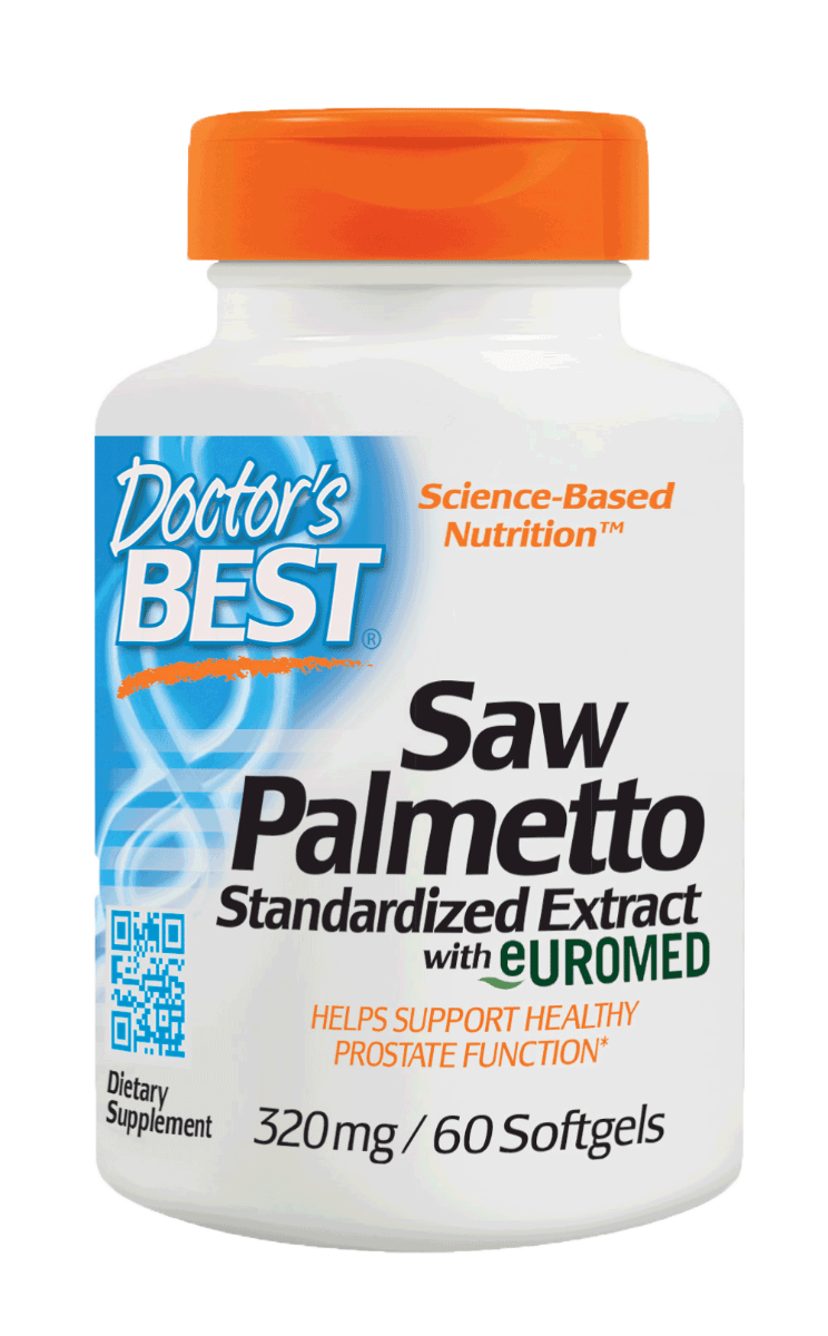 Doctor's BEST Best Saw Palmetto Standardized Extract 320 mg 60 Softgels