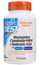 Doctor's BEST Glucosamine Chondroitin MSM + Hyaluronic Acid 150 Capsules