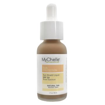 Mychelle Sun Shield Liquid Tint SPF 50 Natural Tan 1 fl oz