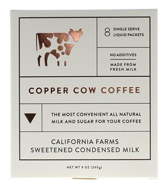 Copper Cow Coffee Creamer Reinvented Milk and Sugar 8 Pack