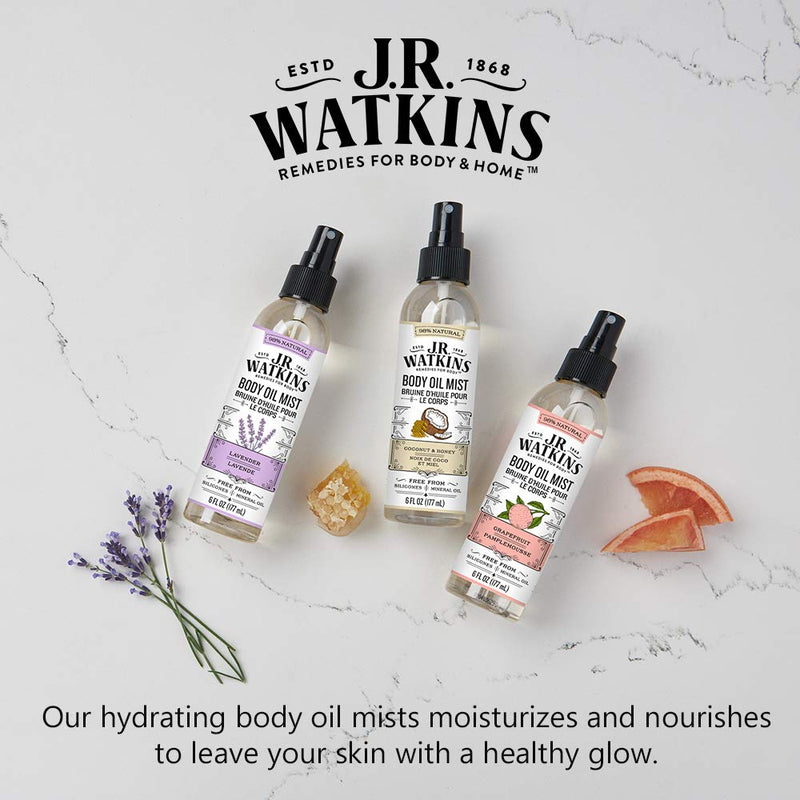 J.R. Watkins Body Oil Mist Coconut Milk & Honey  6 fl oz