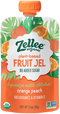 Zellee Organic Fruit Gel with Vitamin C Orange Peach 3.5 oz