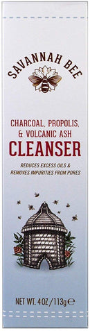 Savannah Bee Charcoal Propolis & Volcanic Ash Cleanser 4 oz