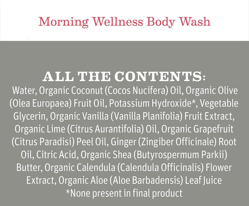 Earth Mama Morning Wellness Body Wash 5.3 fl oz