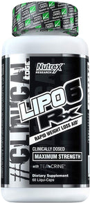 Nutrex Research Lipo 6 Rx, Weight Loss Support 60 Liquid Capsules