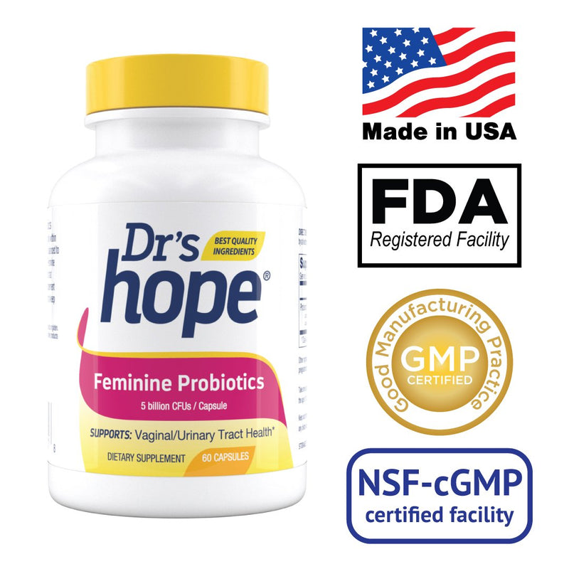 Dr's Hope Feminine Probiotics 60 Capsules