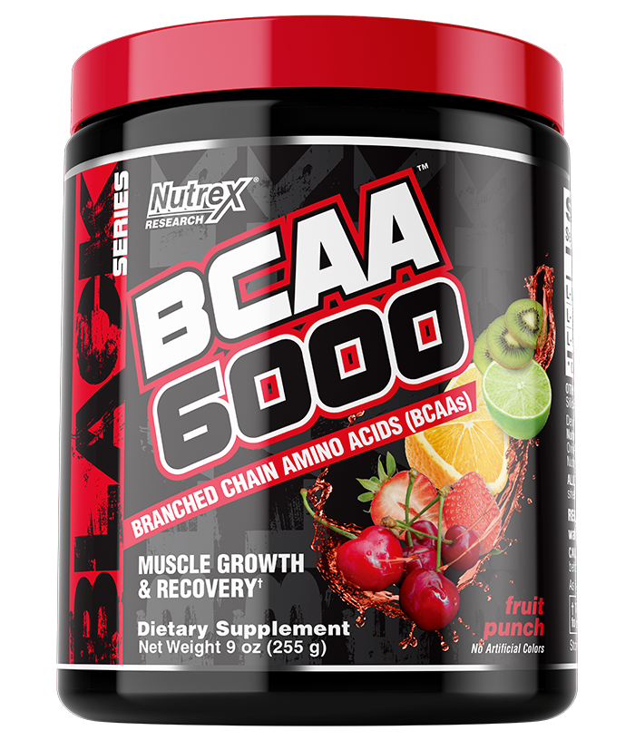 Nutrex Research BCAA 6000 Fruit Punch 9 oz 30 Servings