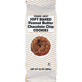Trader Joe's Soft Baked Peanut Butter Chocolate Chip Cookies 10 oz