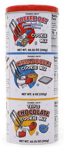 Trader Joe's Cookie Mix, Toffee Oat, Cinnadoodle, Triple Chocolate 30 oz