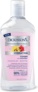 Dickinson's Enhanced Witch Hazel Hydrating Toner Rose Water 16 fl oz