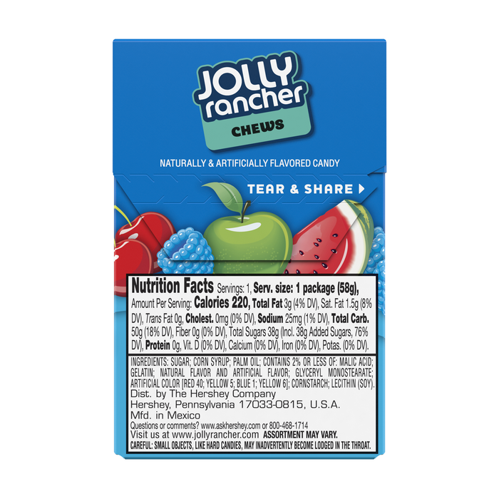 Jolly Rancher Chews Original Flavors 2.06 oz