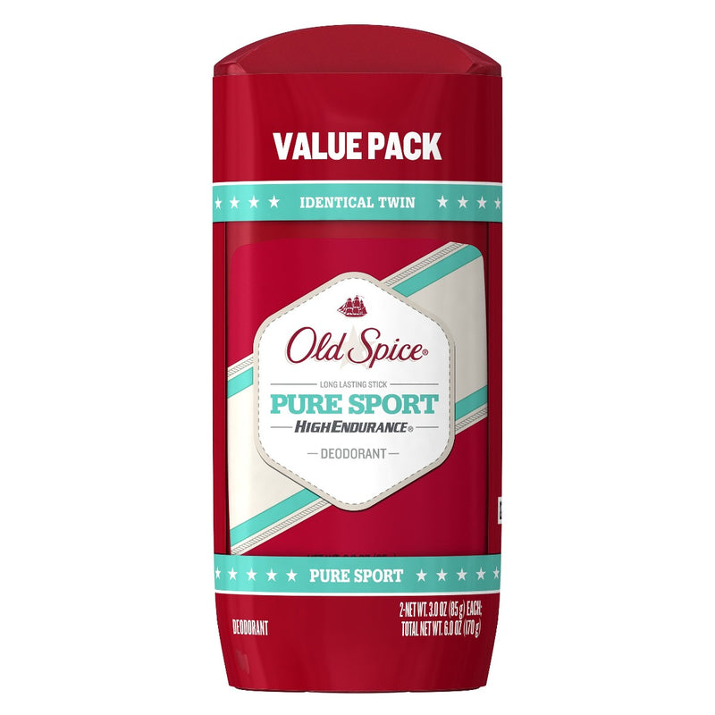 Old Spice Pure Sport Deodorant 3 oz 5 Pack