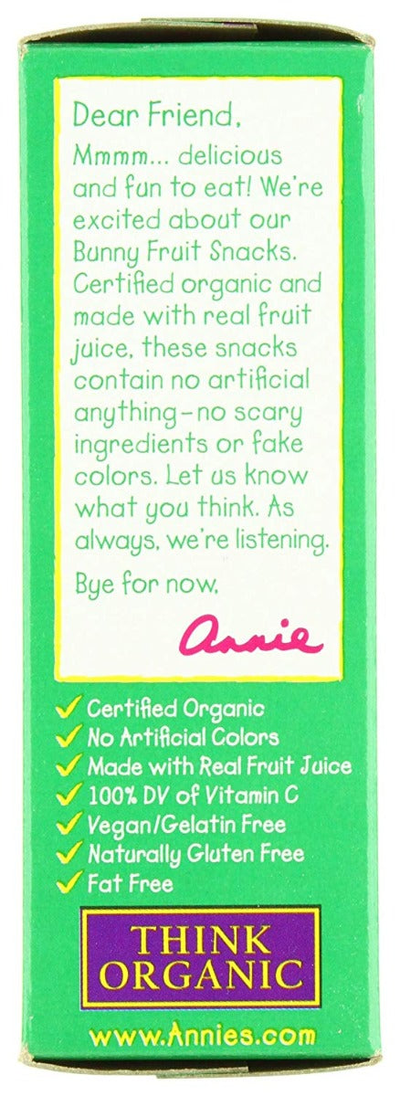 Annie's Organic Bunny Fruit Snacks Berry Patch (5 Pouches) 0.8 oz