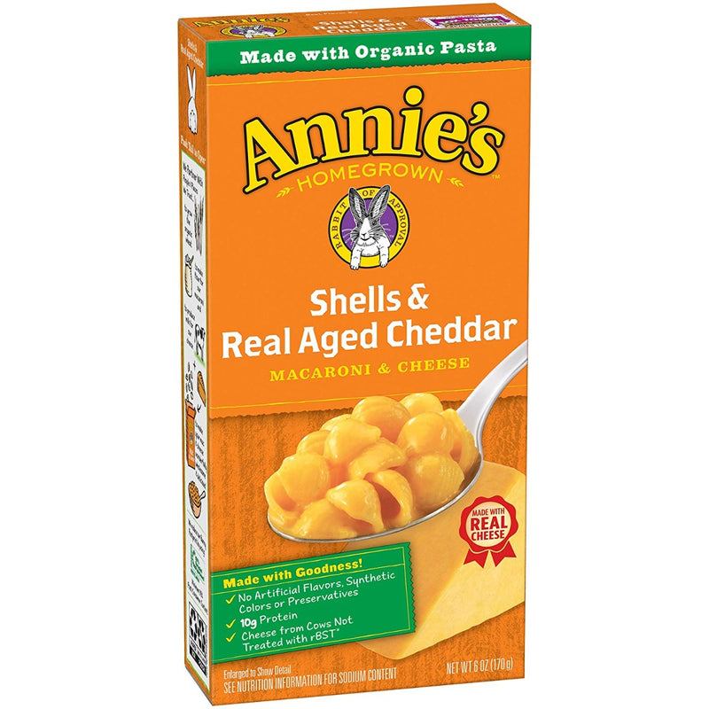 Annie's Organic Shells & Real Aged Cheddar Macaroni & Cheese 6 oz