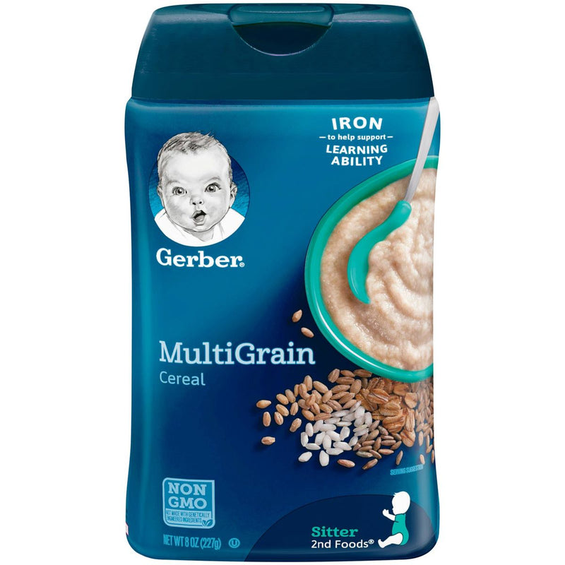 Gerber Multigrain Baby Cereal 8 oz