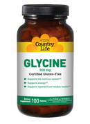 Country Life Glycine 500 mg 100 Tablets
