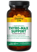 Country Life Thyro-Max Support Rapid Release 60 Tablets