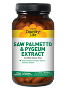 Country Life Saw Palmetto & Pygeum Extract 180 Veg Capsules
