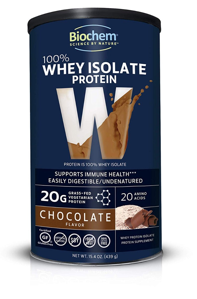 BIOCHEM SPORTS 100% Whey Protein Chocolate 15.4 oz