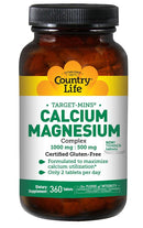 Country Life Target-Mins® Calcium Magnesium 360 Tablets