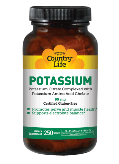 Country Life Potassium 99 mg 250 Tablets
