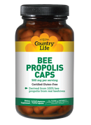 Country Life Bee Propolis Caps 500 mg 100 Veg Capsules