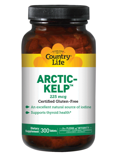 Country Life Arctic-Kelp 225 mcg 300 Tablets