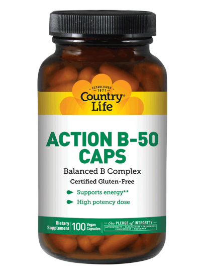 Country Life Action B-50 Caps 100 Veg Capsules