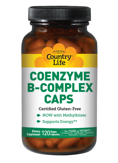 Country Life Coenzyme B-Complex Caps 120 Veg Capsules