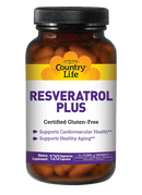 Country Life Resveratrol Plus 120 Veg Capsules